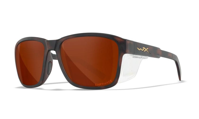 WX TREK, Lenses: CAPTIVATE™ Polarized Copper, Frame: Matte Havana Brown Image