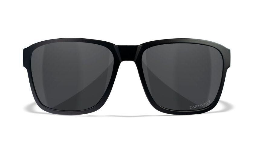 WX TREK, Lenses: CAPTIVATE™ Polarized Grey, Frame: Gloss Black Image