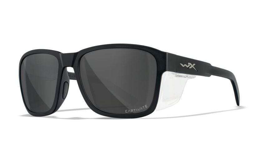 WX TREK, Lenses: CAPTIVATE™ Polarized Grey, Frame: Gloss Black Image