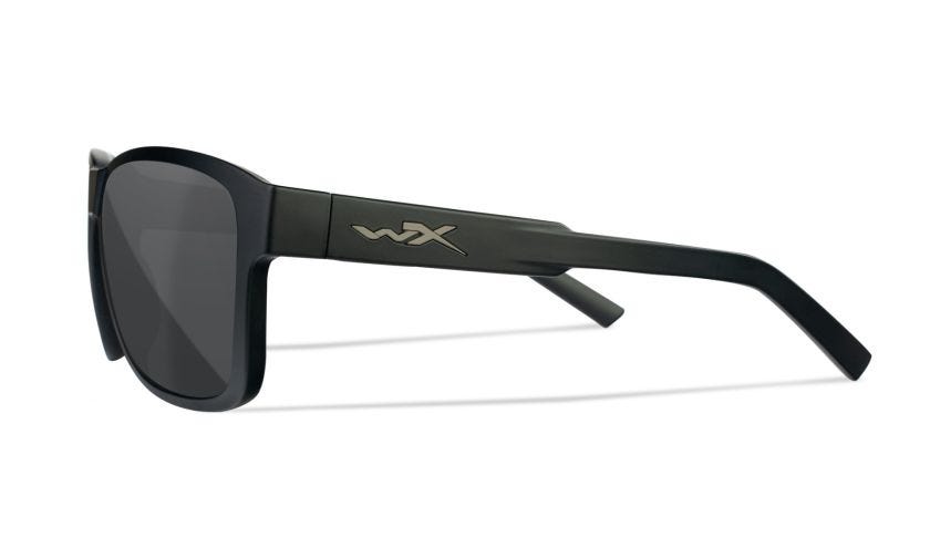 WX TREK, Lenses: CAPTIVATE™ Polarized Grey, Frame: Matte Black Image