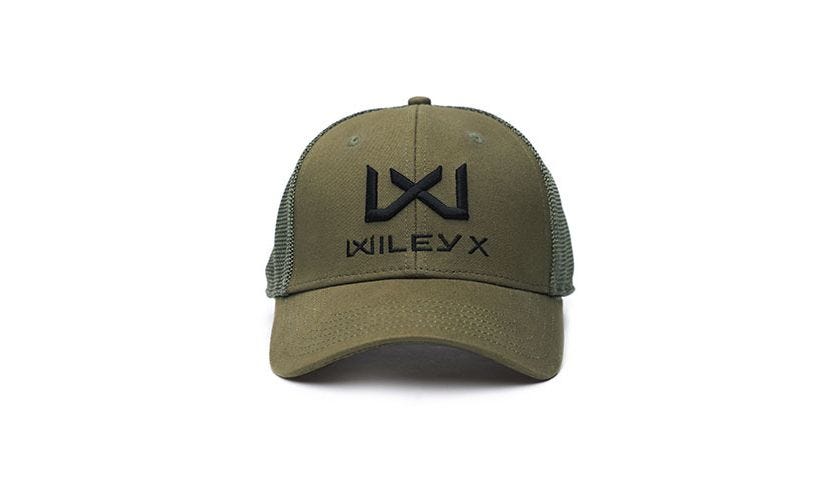 Trucker Cap, Olive Green, Black WX/Wiley X Image