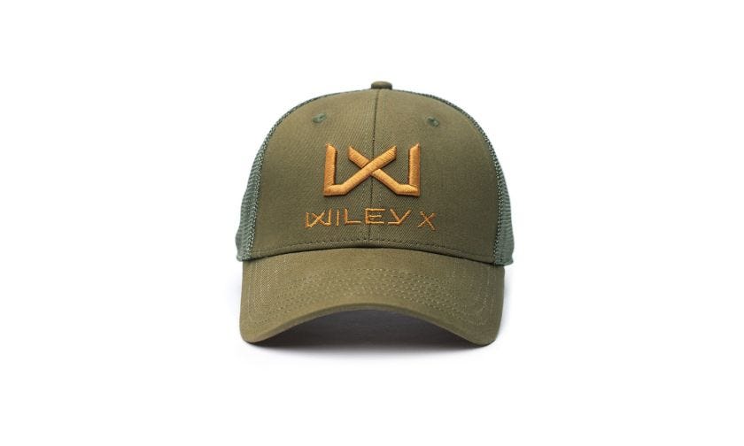 Trucker Cap, Olive Green, Tan WX/Wiley X Image