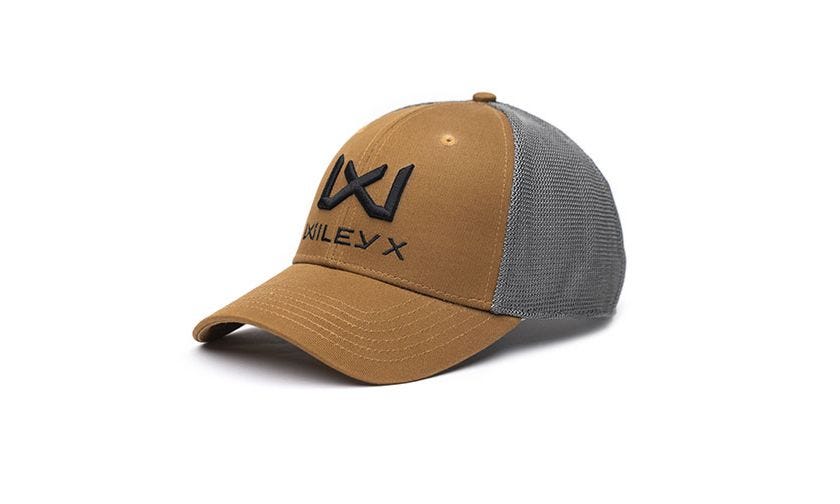 Trucker Cap, Tan/Grey, Black WX/Wiley X Image