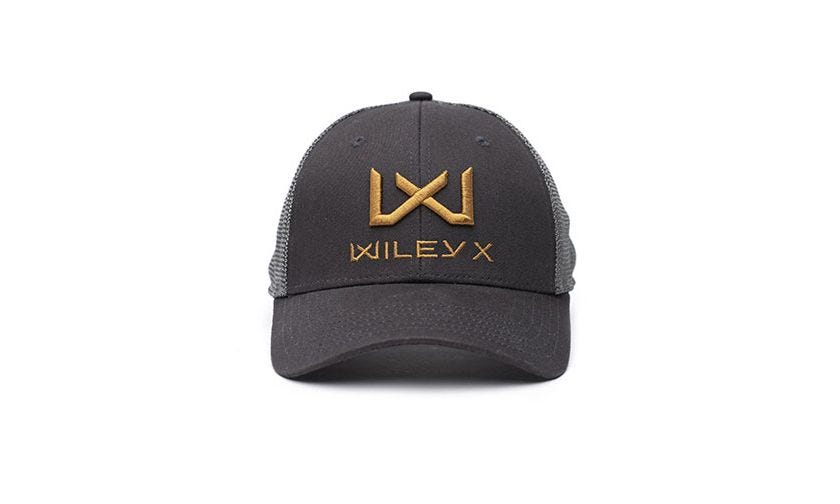 Trucker Cap, Dark Grey, Tan WX/Wiley X Image