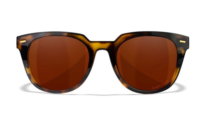 WX ULTRA, Lenses: CAPTIVATE™ Polarized Copper, Frame: Gloss Demi Brown/Gloss Black Image