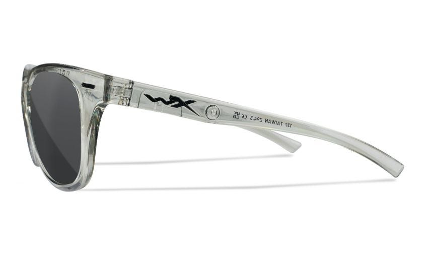 WX ULTRA, Lenses: CAPTIVATE™ Polarized Grey, Frame: Gloss Crystal Light Grey Image
