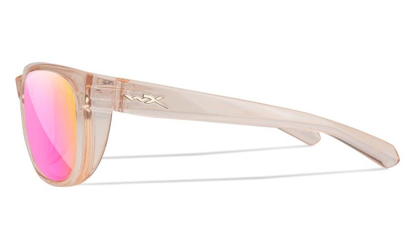 WX WEEKENDER, Lenses: CAPTIVATE™ Polarized Rose Gold Mirror, Frame: Crystal Blush Image